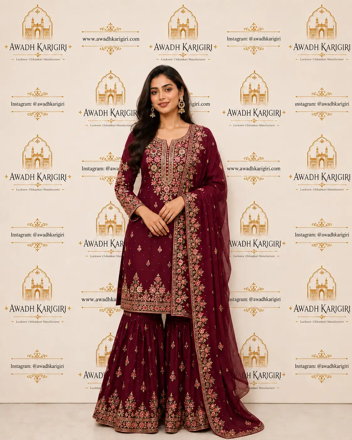 Intricate Floral Aari Motif 2
