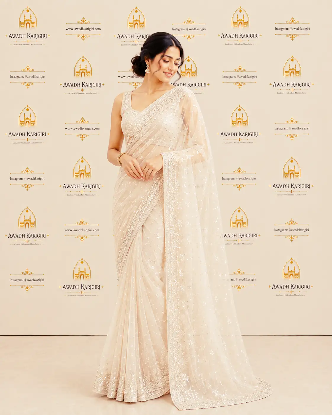 Sitara Embroidered Saree Edition 1