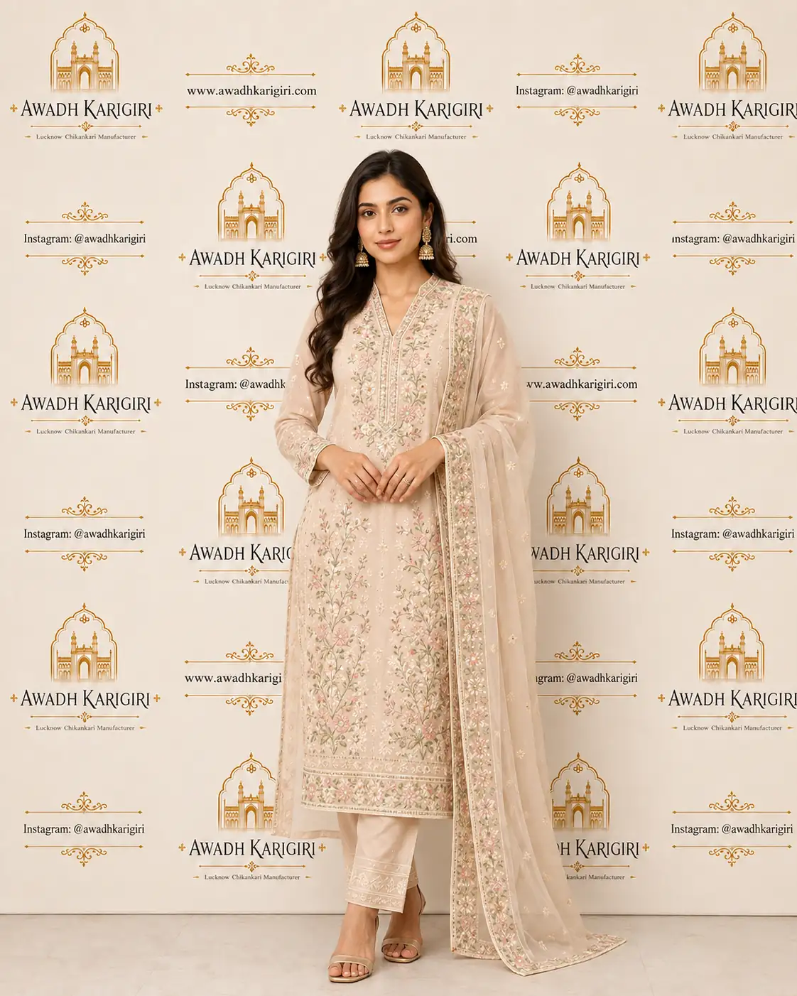 Hand Embroidery Suit Sets
